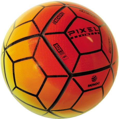Mondo strandvoetbal bal pixel 23cm kleurrijk speelgoed voetbal.