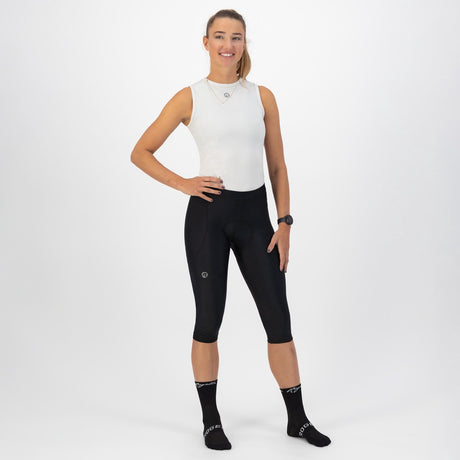 Rogelli core dames driekwart fietsbroek - zwart