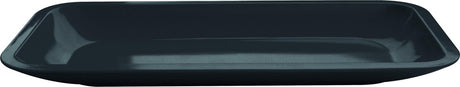 Zak!designs seaside - rectangular plate 31.5 x 15.5 cm - black