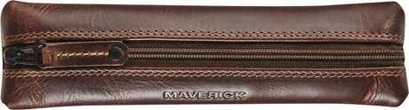Maverick leather pen case the original flat