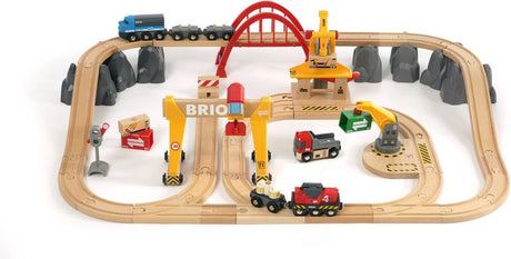 Brio train set freight transport - luxury freight set - 54-piece - stimulates creativity