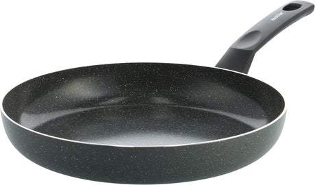 Kochstar stein frying pan 28cm - pfas-free non-stick coating - induction frying pan - ceramic frying pan - oven safe up to 130°c - cold handles - granite black