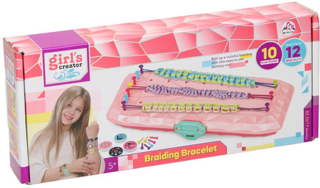 Lobbes играчки напр. Lobbes гривни комплект за сплитане розово - креативни играчки за деца.