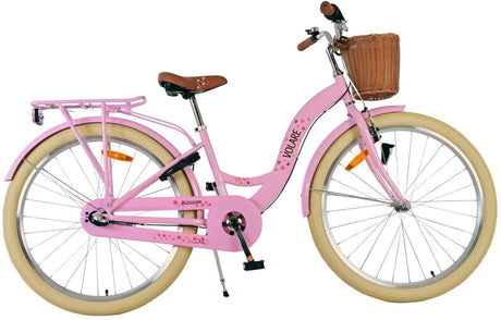 Rower dziecięcy Volare Blossom - dziewczęcy - 26 cali - różowy - nexus 3 biegi