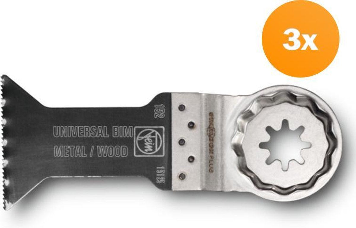 Fein e-cut univerzális starlock plus sägeblatt 3 db. 60 x 44 mm (63502152220) bimetál