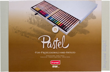 Bruynzeel design pastel pencil box | 24 colors