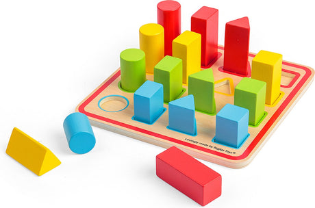 Bigjigs treform puslespill pedagogiske leker FSC tre.