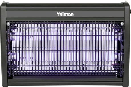 Tristar iv-3721 - insectenlamp 12w - uv led lampen - makkelijk op te hangen - uitneembaar opvangbakje