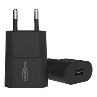 Ansmann Telefonladeblock USB-A schwarz | 4 Stück