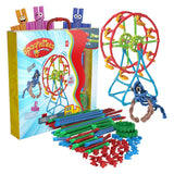 Clics Spaghettiez Fusilli Riesenrad flexible Baustäbe, 46 Stk.