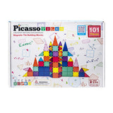 Selecta picassotiles play set - magnetische bouwtegels, 101dlg.