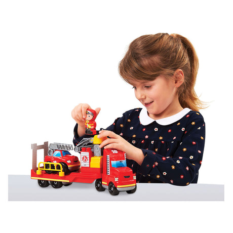 Abrick ecoiffier fire truck with fire car