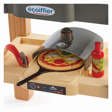 Cistin samhraidh ecoiffier ecoiffier le barbeque agus oigheann pizza - 27 ríomhaire.