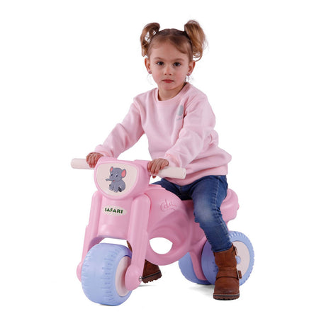 Motocyklový balančný bicykel Cavallino ružový