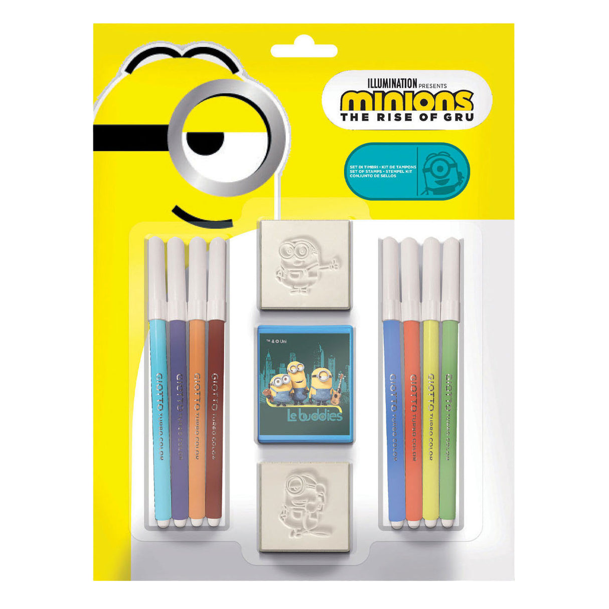 Multiprint minions stamp set, 11 pcs.