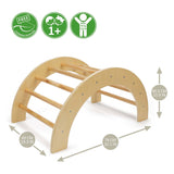 509 Crew Holzkletterbogen mit Rutschenset