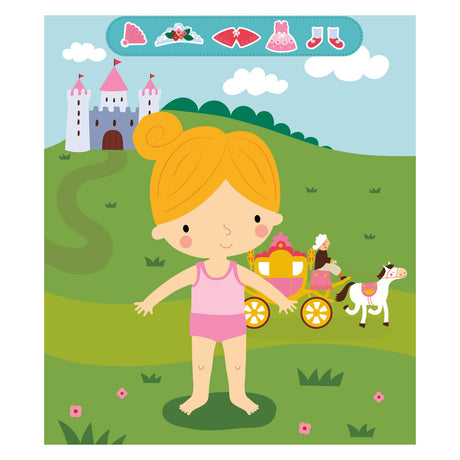 Deltas little princess sticker fun - dress up dolls little princess sticker fun - ready-to-wear dolls