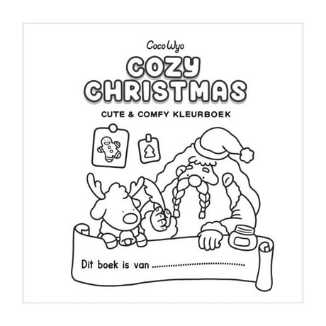 Deltas gemittlech Chrëschtdag léif gemittlech Faarfbuch Coco Wyo