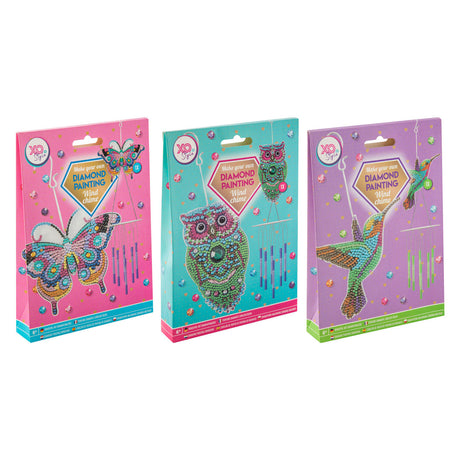 Creative craft group diamond painting wind chimes animal