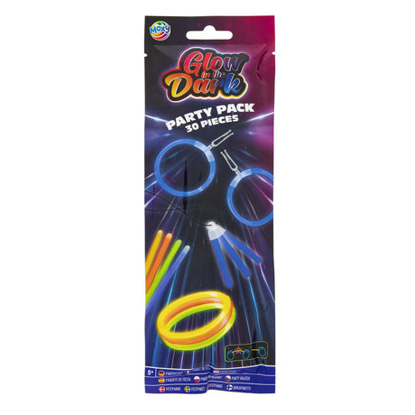 Groupe d'artisanat créatif brille dans le pack de fête de bâtons sombres, 30 pcs.