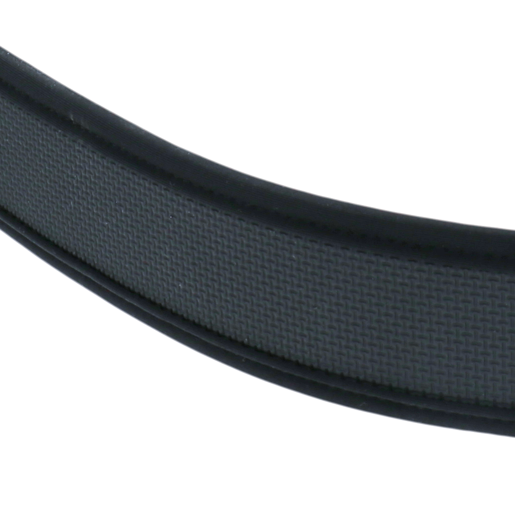 Mattbälte de luxe rak neopren 43 mm m-6753h