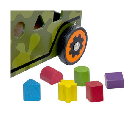 I'm toy push-along army truck