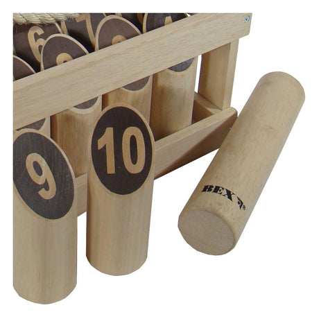 Kubb numeris originalios guminės medienos medinėje dėžutėje