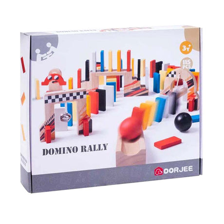 Dorjee wooden dominoes, 115pcs.