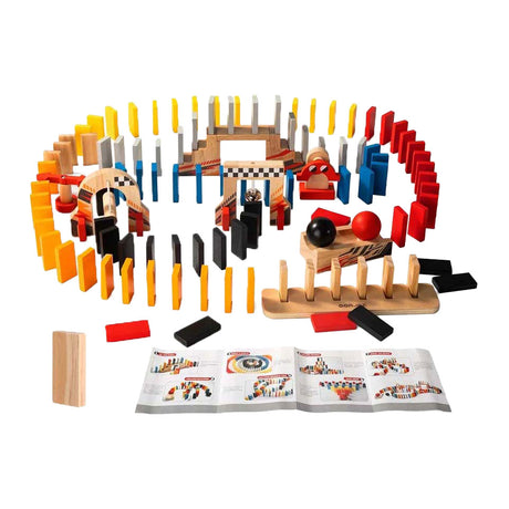 Dorjee wooden dominoes, 115pcs.