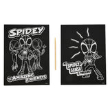 Spidey Scratch Art, 2pcs.