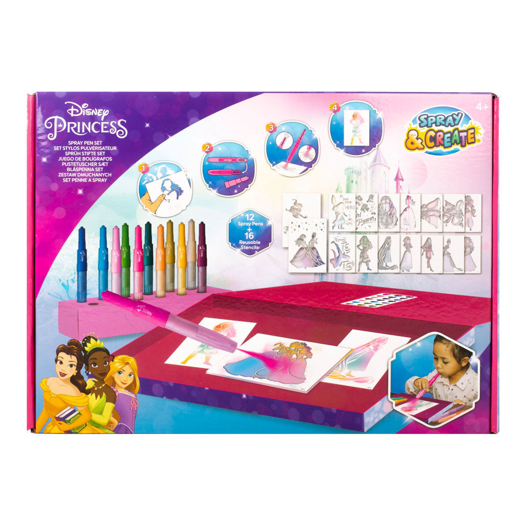 Disney Princess - Coffret de stylos soufflants de luxe