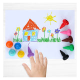 Stackable wax crayons, 10 pcs.