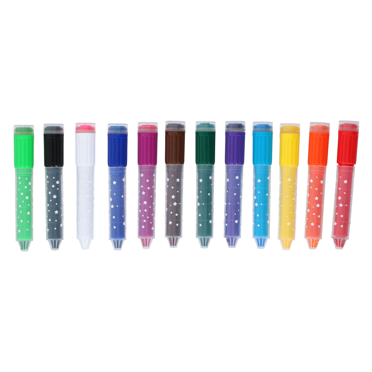 Wax crayons with stamp, 12 pcs.