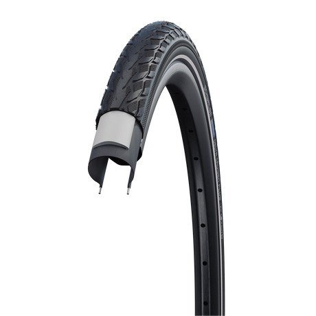 Schwalbe Delta Cruiser plus Punctureguard 28 x 1,75 47-622 mm - noir avec réflexion