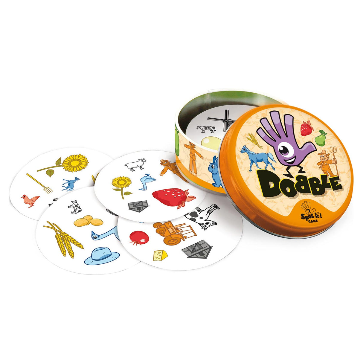 Dobble farm card game from 4 years 2-5 players