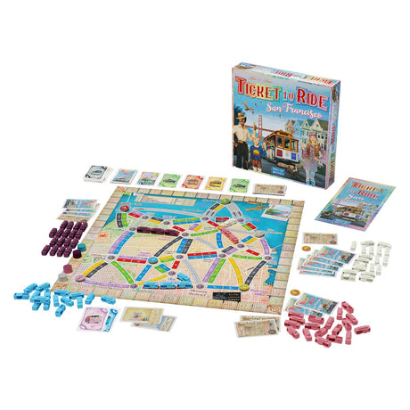 Days of wonder ticket to ride - san francisco board game