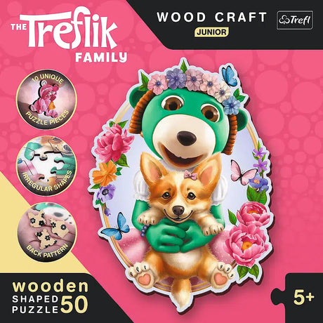Trefl Puzzel Holz Holz Handwierk Junior glécklech iks ëmweltfrëndlech fsc.