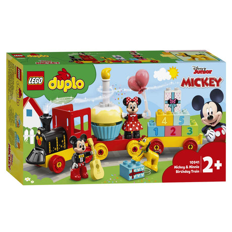 Lego Duplo Disney Mickey Minnie Geburtstagszug, baubares Spielzeug für Kleinkinder 10941