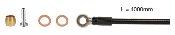 ELVEDES Remlang Shimano BH90 Extra flexibler schwarz 4m