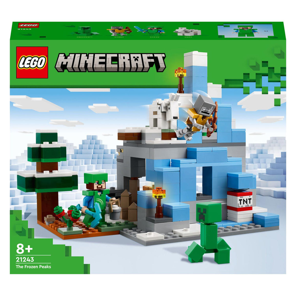 Lego LEGO Minecraft 21243 ledkalnio viršūnės