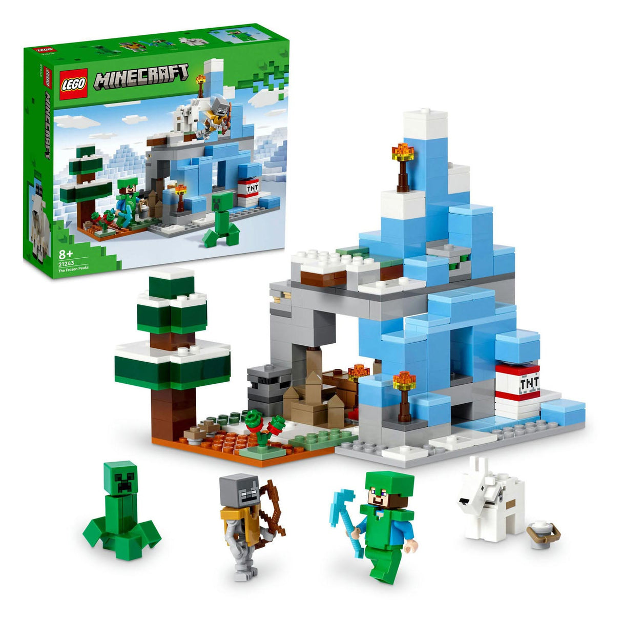 Lego LEGO Minecraft 21243 ledkalnio viršūnės