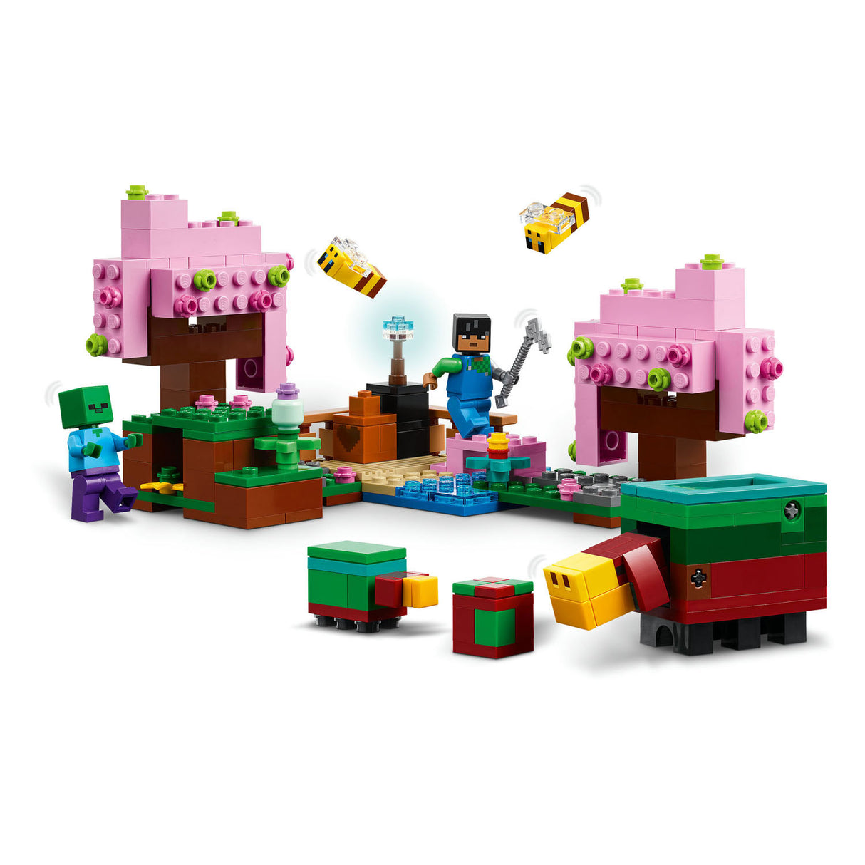 Lego minecraft 21260 vyšnių žiedų sodas