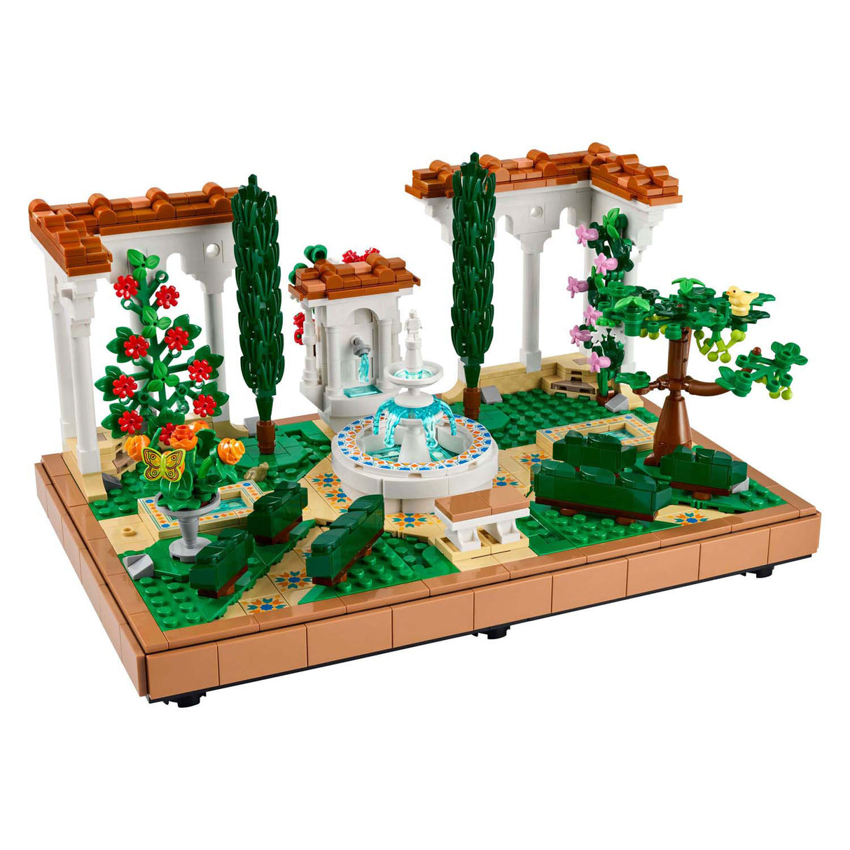 Jardim de ícones Lego com fonte - 10359