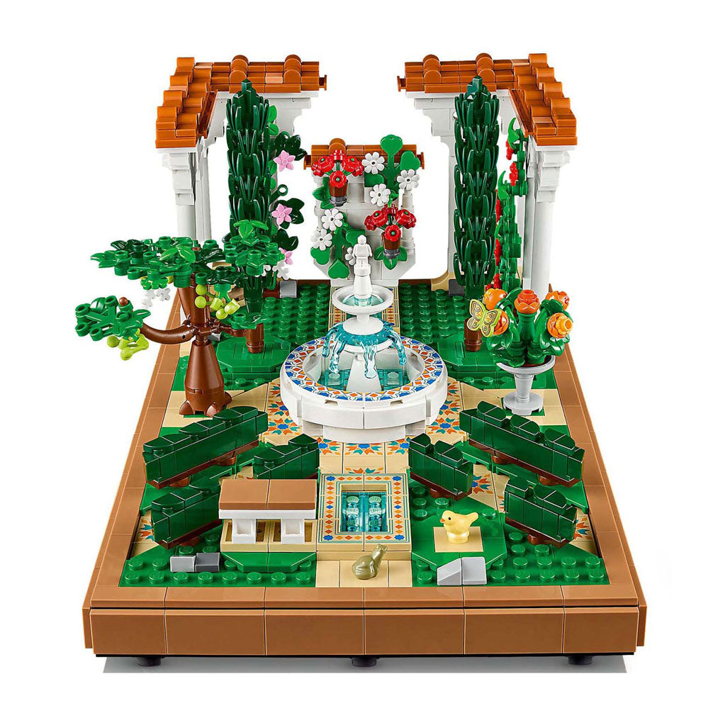 Jardim de ícones Lego com fonte - 10359