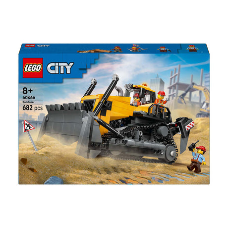 Lego ® city yellow bulldozer, construction site vehicle - 60466