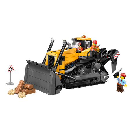 Lego ® city yellow bulldozer, construction site vehicle - 60466