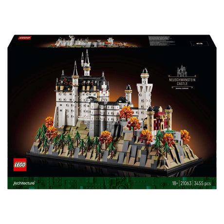 Lego ® arkitektur Neuschwanstein Castle samlingssett - 21063