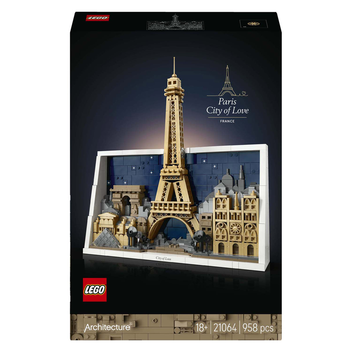 Lego ® architektúra Párizs – a szerelem városa - 21064