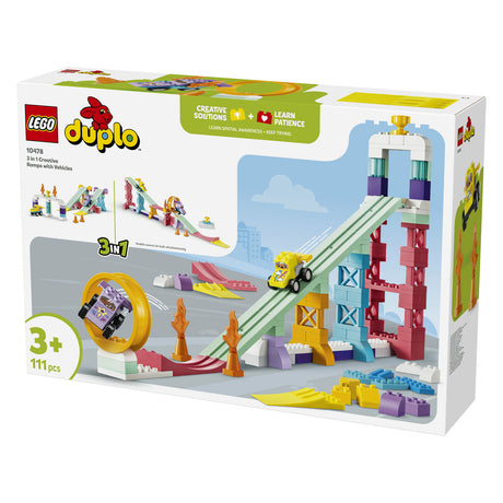 LEGO DUPLO 10478 3-in-1 Creative Ramps with Vehicles