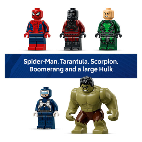 Lego ǀ marvel spider-man vs. hulk ultieme confrontatie superheld speelgoed voor kinderen 76350